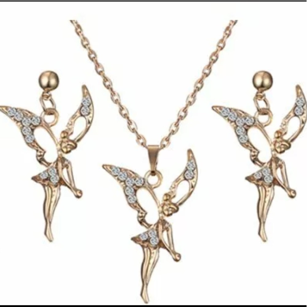 Fairy Crystal Rhinestone Jewelry Set
